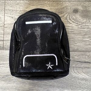 Mini Rebel Makeup Bag in Black Magic Faux Suede